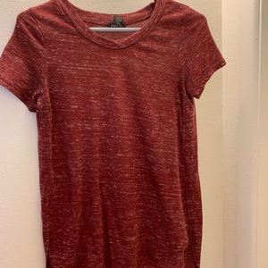 Burgundy tee shirt